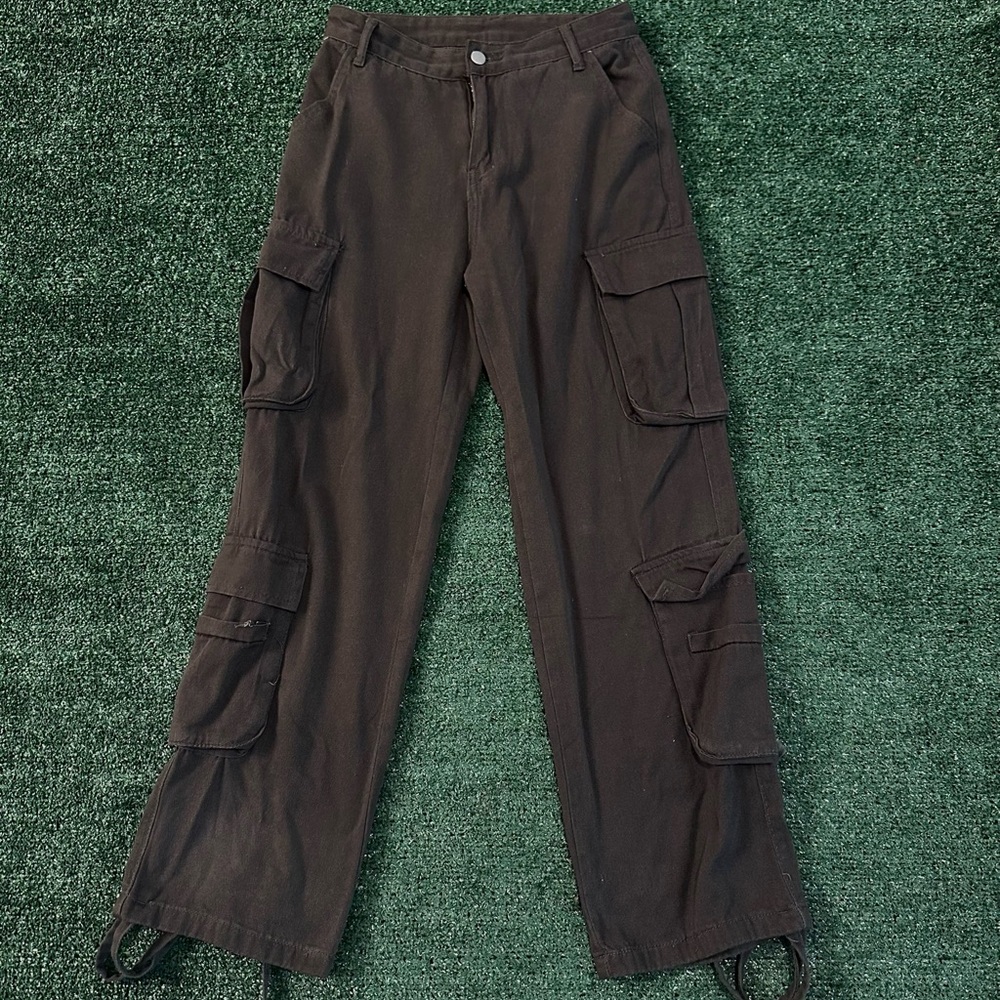 women’s brown cargo pants